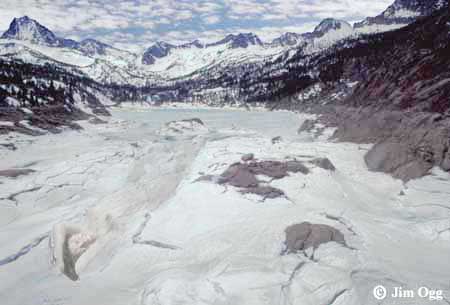South Lake Ice Breakup Moderate Resolution Image