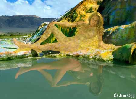 Travertine Reflection Moderate Resolution Image