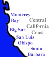 California Central Coast Location Portfolios Map